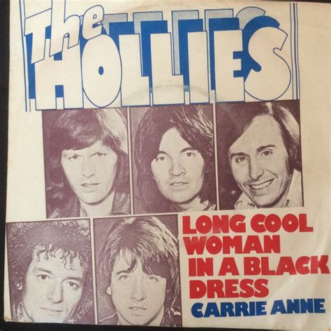 woman in a black dress the hollies